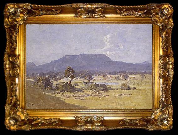 framed  Arthur streeton Land of the Golden Fleece, ta009-2